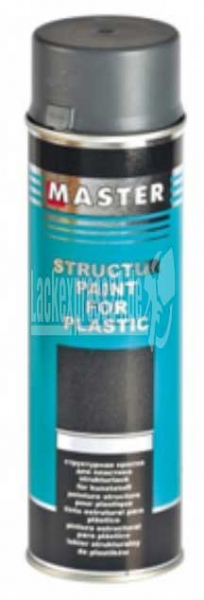 Strukturspray für Kunststoff Grau 500ml Master 3 x